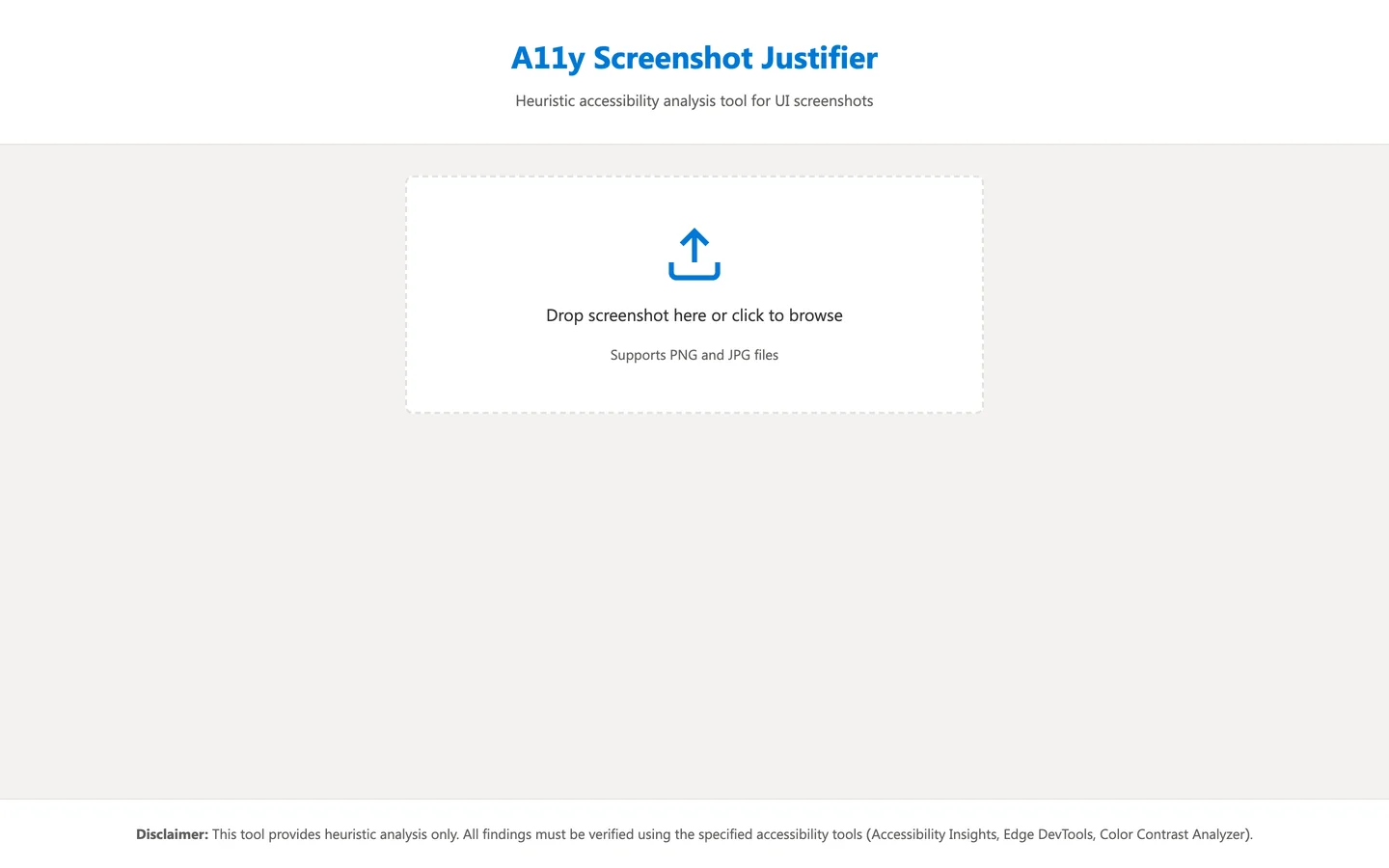 Screenshot accessibility triage: Home page on desktop